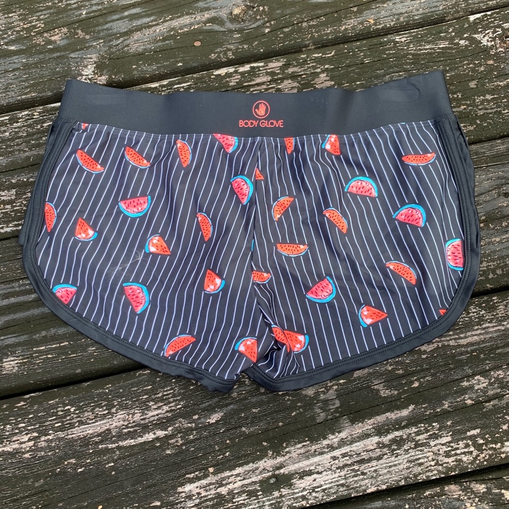 Body Glove Watermelon Swim Shorts/Coverup Shorts - Picture 3 of 3